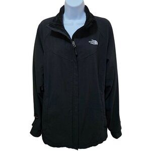 The North Face Womens Black Fleece lined Jacket XL Full-Zip Warm Outerwear